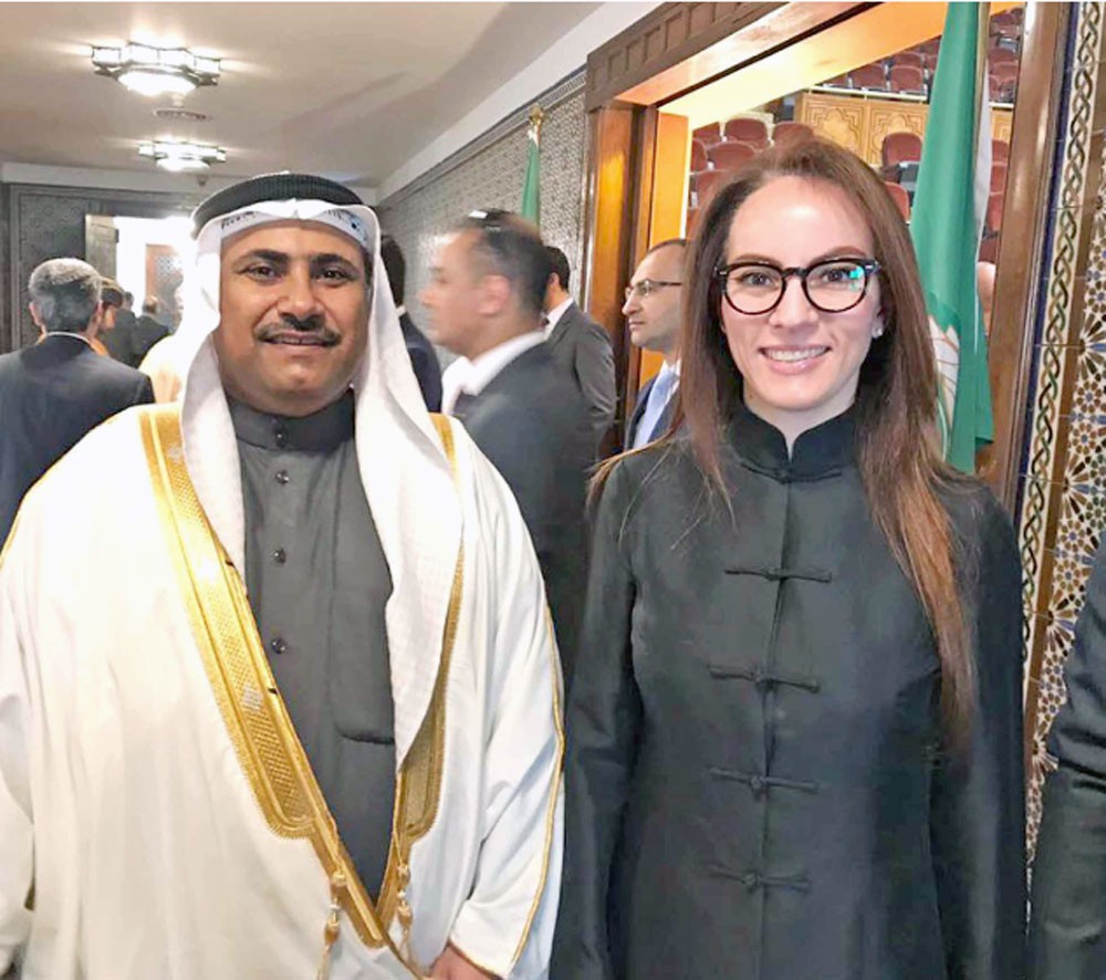 العسومي يثمن مواقف رئيس البرلمان العربي تجاه البحرين