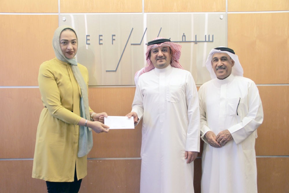 عقارات السيف تتبرع لـ “إنجاز البحرين” 