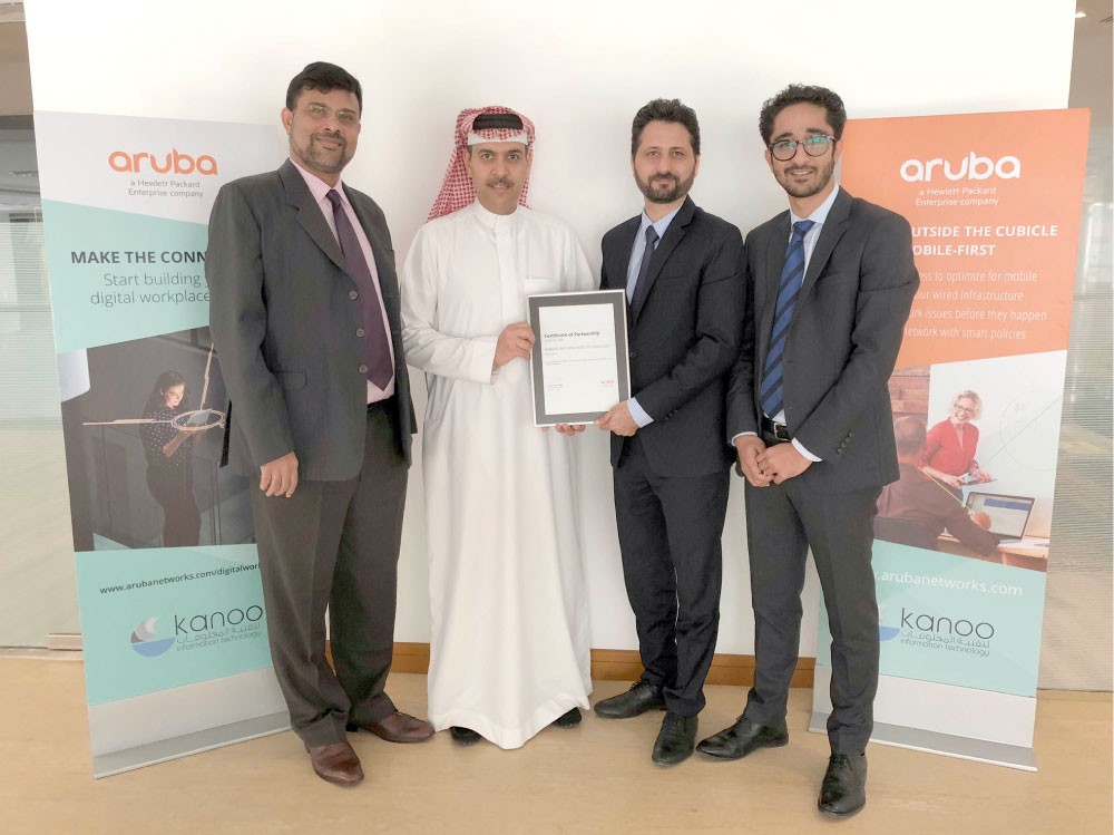 “كانو لتقنية المعلومات” شريكا ذهبيا لـ “Aruba Networks”