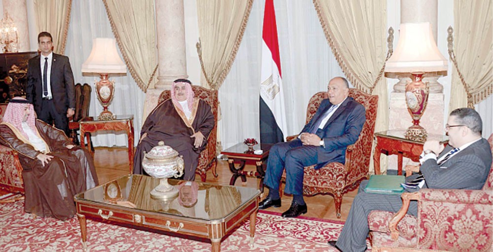 تنسيق بحريني مصري إزاء القضايا بالمحافل الدولية