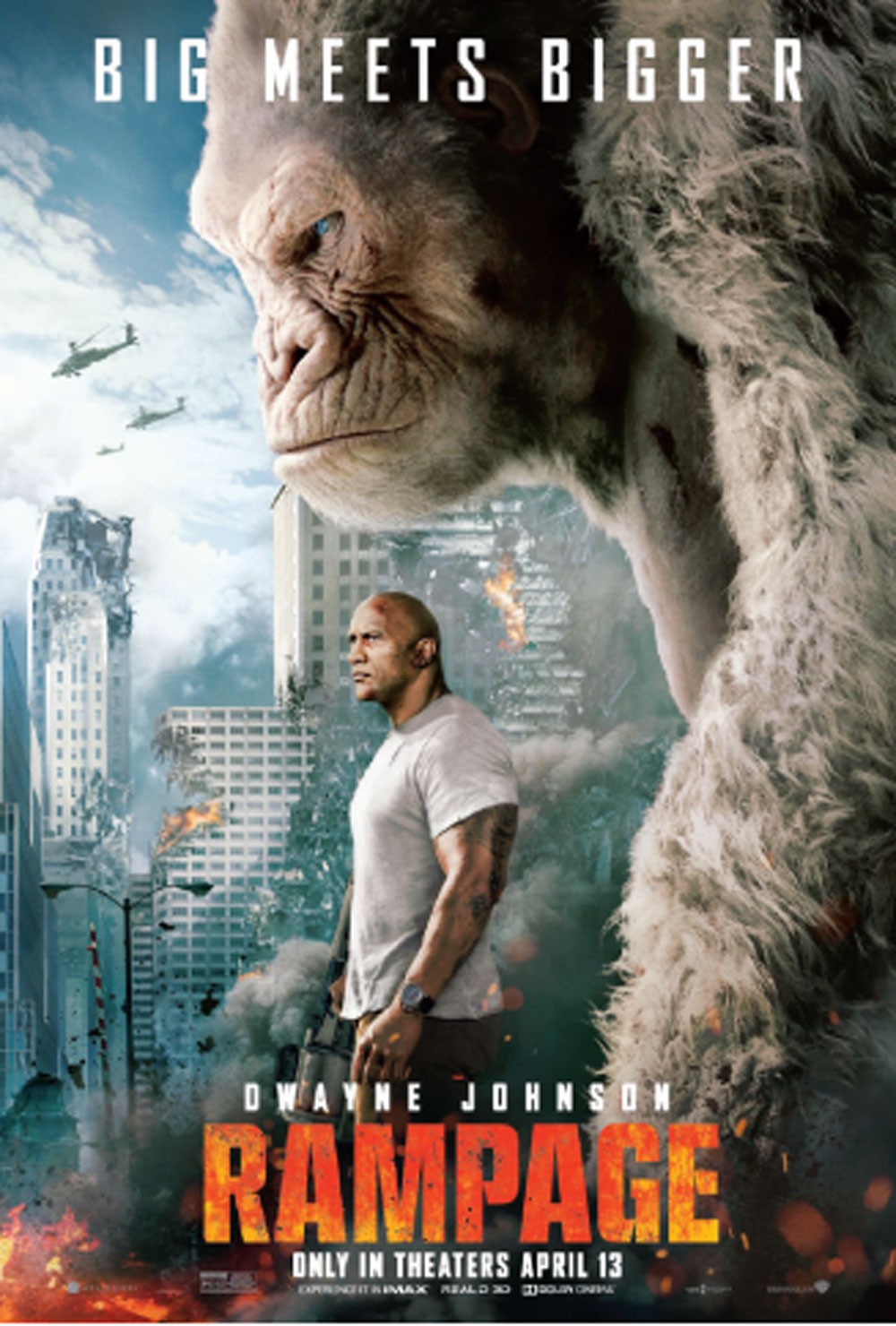 Rampage في 13 أبريل المقبل