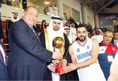 ما الذي قال أبطال كأس خليفة بن سلمان لكرة السلة؟