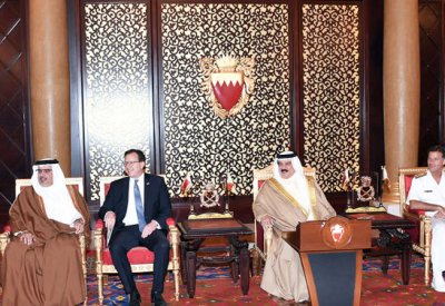 العاهل في كلمة سامية أمام الجالية الأميركية: الولايات المتحدة أرض الحرية وموطن الشجعان
