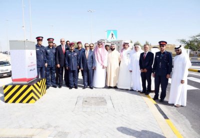 وزير الأشغال يفتتح شارع ولي العهد
