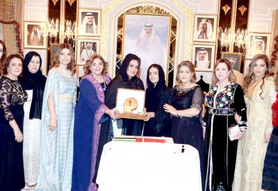 سمو الشيخة ثاجبة تحتفي بسمو الشيخة شما آل نهيان وتودع نعيمة الخوري