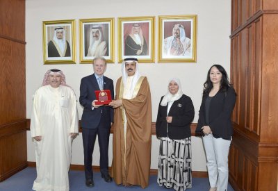 النعيمي يستقبل مدير سانت كريستوفر
