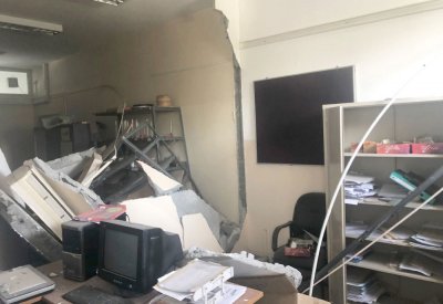 أضرار مادية بحريق “إعدادية الخليل”