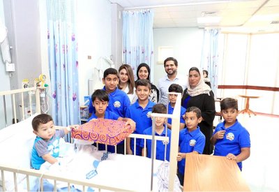 أطفال “جيبك” يدخلون الفرحة على نظرائهم المرضى