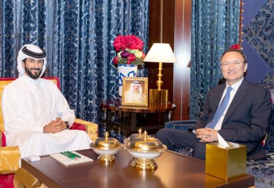 ناصر بن حمد: خطة لزيادة التعاون الشبابي والرياضي مع الصين