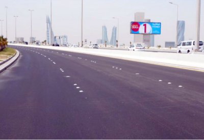الانتهاء من تأهيل شارع جسر الشيخ عيسى بن سلمان باتجاه الشرق