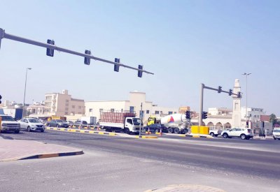 خلف: استكمال مسار الانعطاف عند تقاطع “الحوض الجاف”