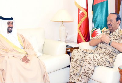 القائد العام يستقبل سلمان بن خليفة