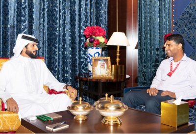 ناصر بن حمد للبحار جعفر: شمائل أهل البحرين تجسدت فيك وأنت الرجولة والبطولة