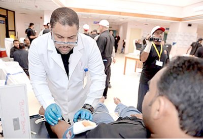 حملة الإمام الحسين للتبرع تملأ خزّان بنك الدم المركزي
