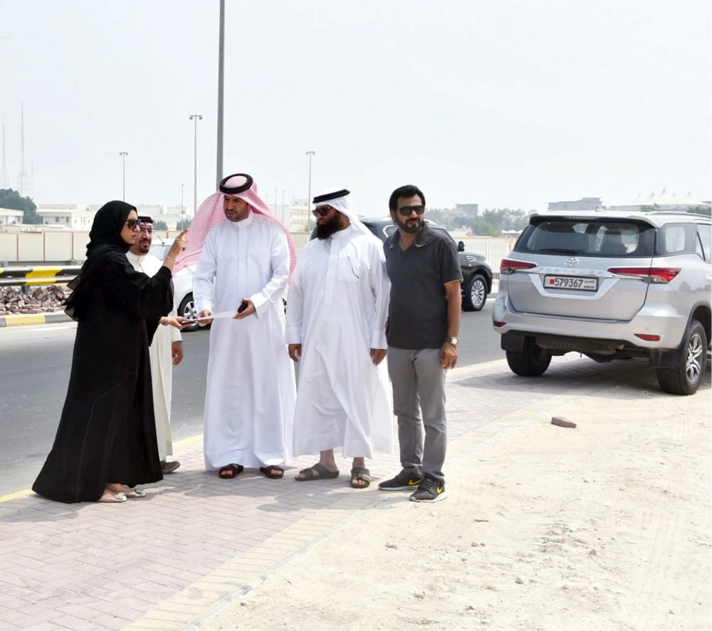 تطوير وزراعة مدخل المنطقة التعليمية