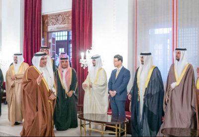  الحضور بمجلس سمو ولي العهد:  مجلس سمو ولي العهد ترجمة للروح الأصيلة للمجتمع البحريني
