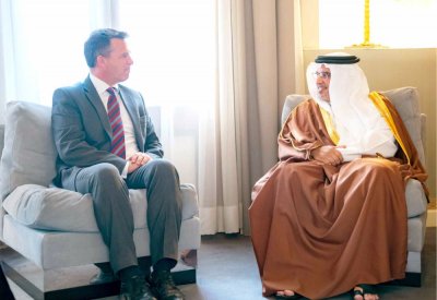 سمو ولي العهد: نتطلع لتطوير التعاون مع بريطانيا على مختلـف المسـارات