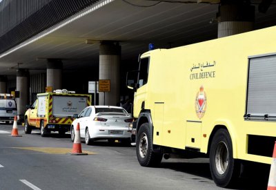 إخلاء مطار البحرين