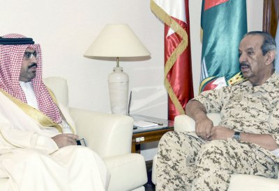 القائد العام يلتقي سفير البحرين بواشنطن