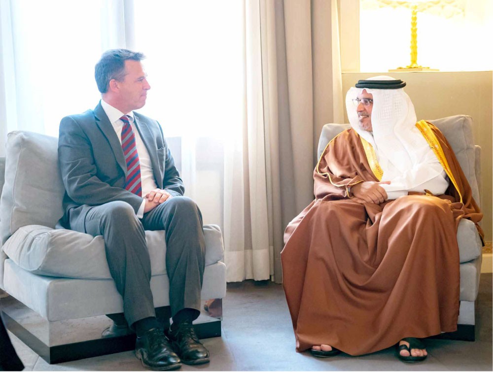 سمو ولي العهد: نتطلع لتطوير التعاون مع بريطانيا على مختلـف المسـارات
