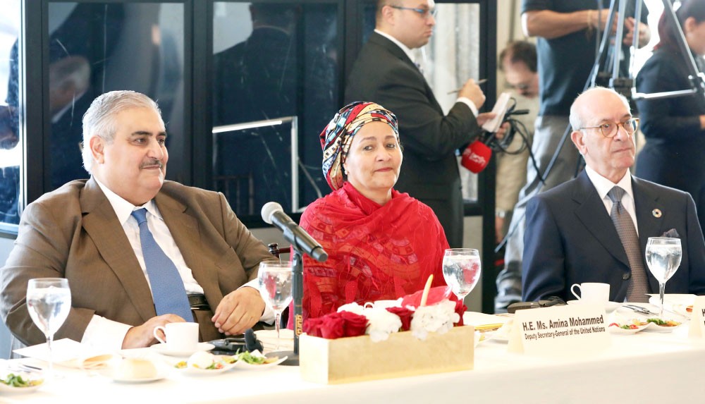 كلمات سمو رئيس الوزراء حددت سياسة المملكة تجاه قضايا السلام والتنمية المستدامة