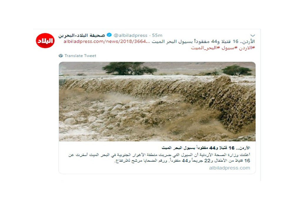 سيول البحر الميت