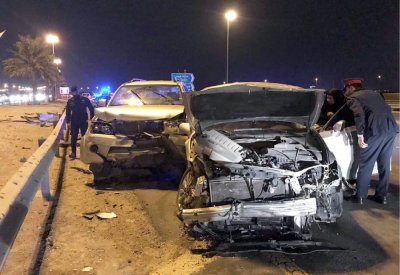 حادث مرور بليغ على “الهايوي”