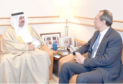 خليفة بن دعيج يشيد بالعلاقات مع الصين