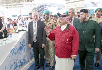 جلالة الملك يصطحب الرئيس الشيشاني بجولة عبر الأجنحة