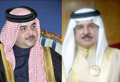 جلالة الملك يتلقى تهنئة عبدالله بن حمد