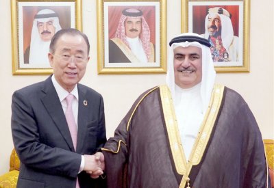 وزير الخارجية يهنئ بان كي مون بالجائزة