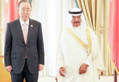 بان كي مون: سمو رئيس الوزراء وضع أسس الدولة الحديثة