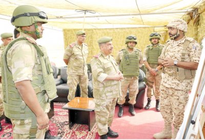 مدير أركان الحرس الوطني يتفقد ”درع الشمال”
