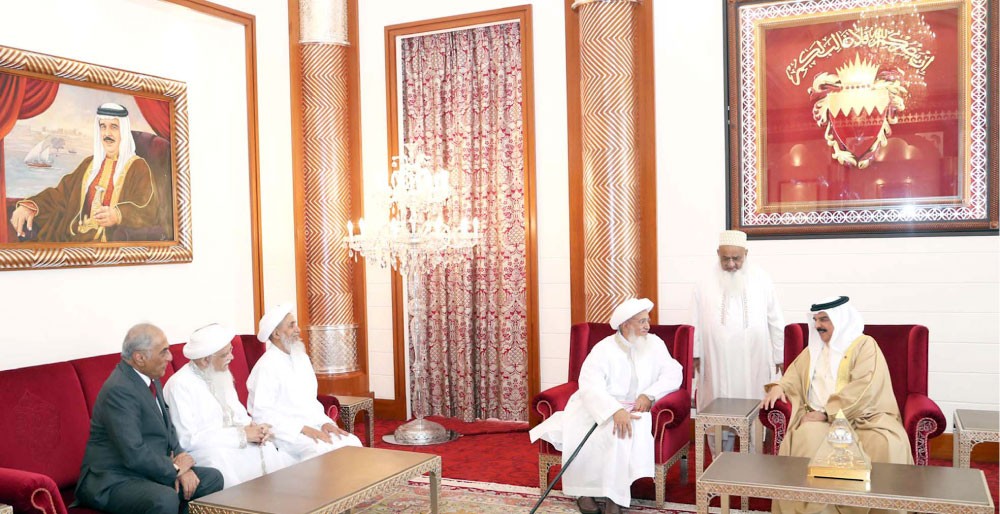 جلالة الملك يشيد بجهود سلطان البهرة 