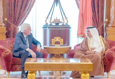 سمو ولي العهد يلتقي الأعضاء البارزين في اللجنة اليهودية الأميركية