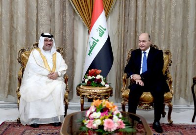 رئيس العراق يستقبل سفير البحرين ببغداد