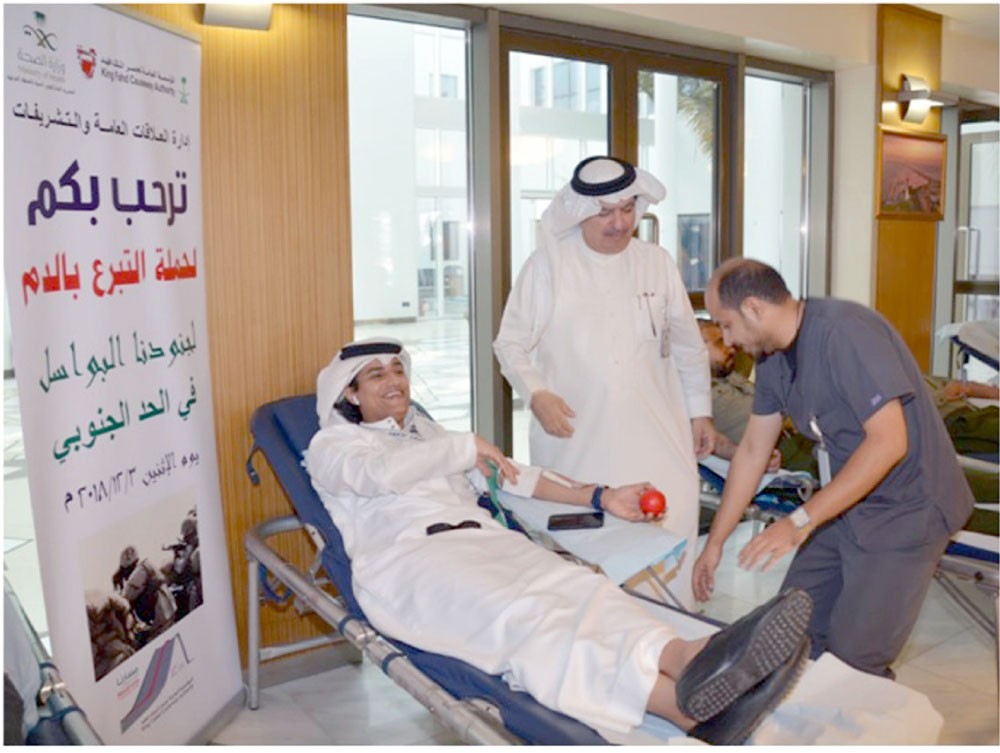 حملة للتبرع بالدم للجنود البواسل