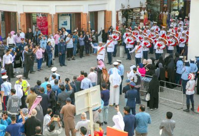 فرقة الشرطة تقدّم معزوفات وطنية