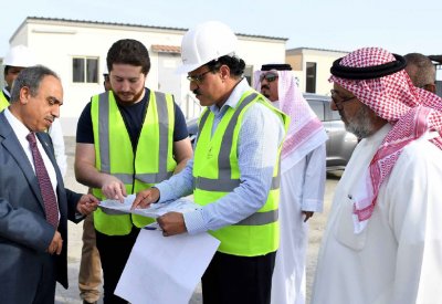 26 % الإنجاز بمبنى المختبرات بهورة عالي