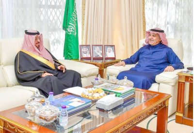 الشبانة يستقبل سفيرنا في الرياض
