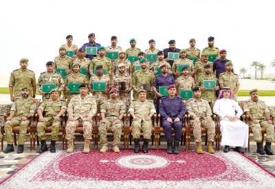 تخريج إحدى الدورات التأسيسية للضباط