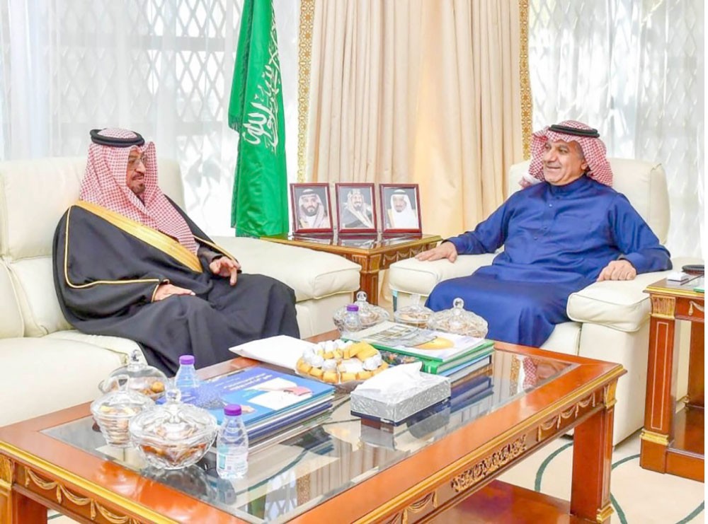 الشبانة يستقبل سفيرنا في الرياض