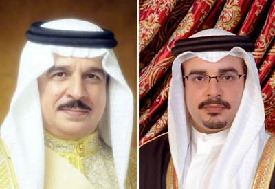 جلالة الملك وسمو ولي العهد يتلقيان شكر أمير الكويت