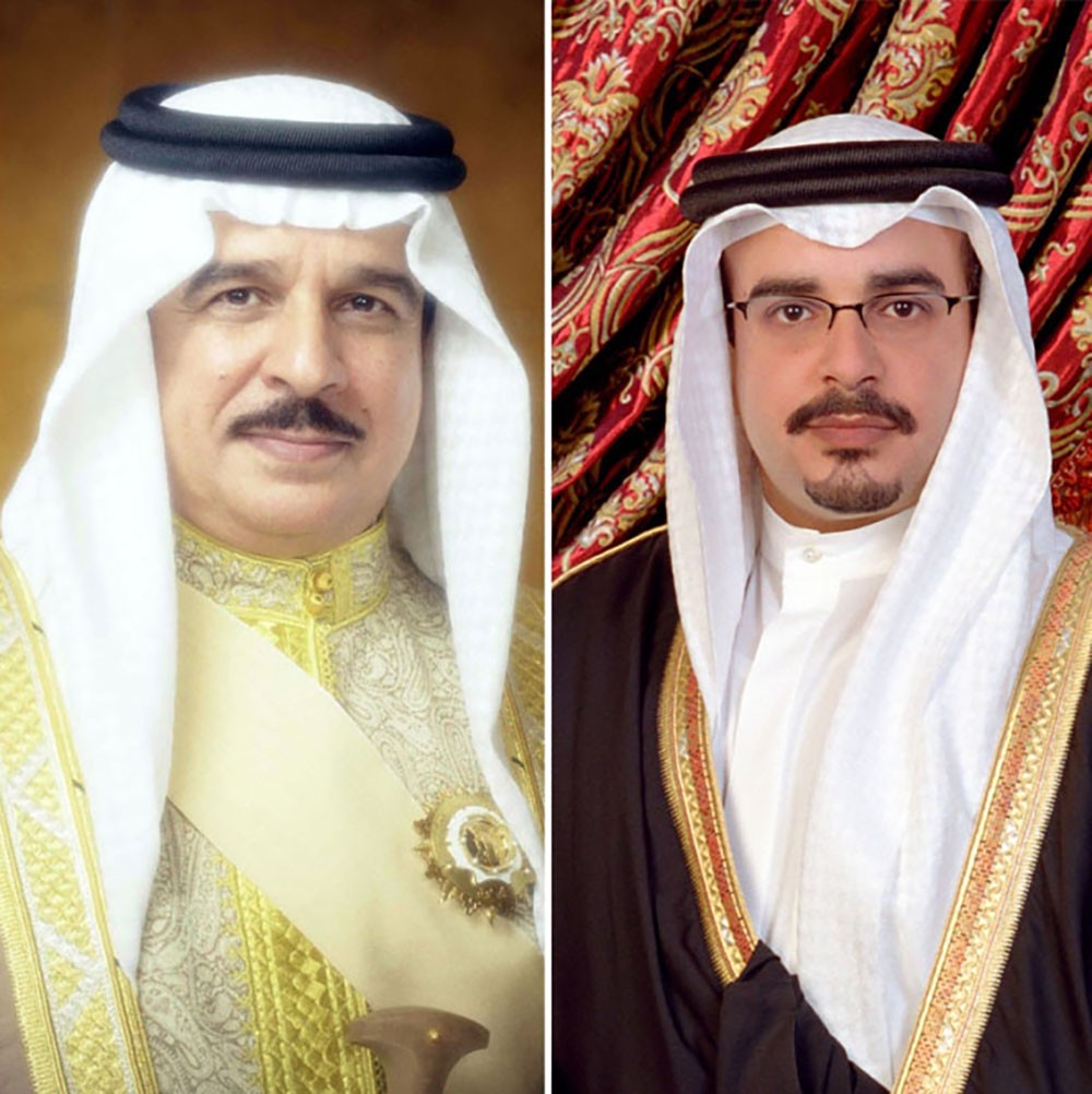 جلالة الملك وسمو ولي العهد يتلقيان شكر أمير الكويت