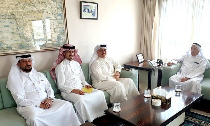 “يوسف بن أحمد كانو” تزور “جمعة الماجد”
