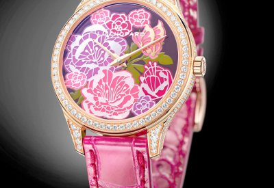 ساعة “Fleurier Peony”... تجسيد لسحر أزهار الفاونيا
