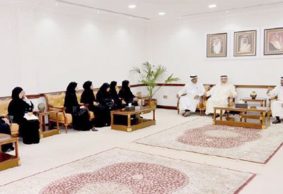 حميدان يلتقي خريجات الاجتماع والخدمة الاجتماعية