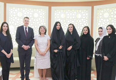سفير ألمانيا يزور المبرة الخليفية ويتعرف على أنشطتها