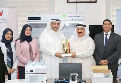 “الصحة” تتسلم تبرعا من شركة البحرين لتصليح السفن والهندسة
