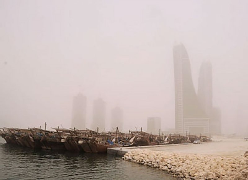 البحرين ستتأثر برياح البارح غدا